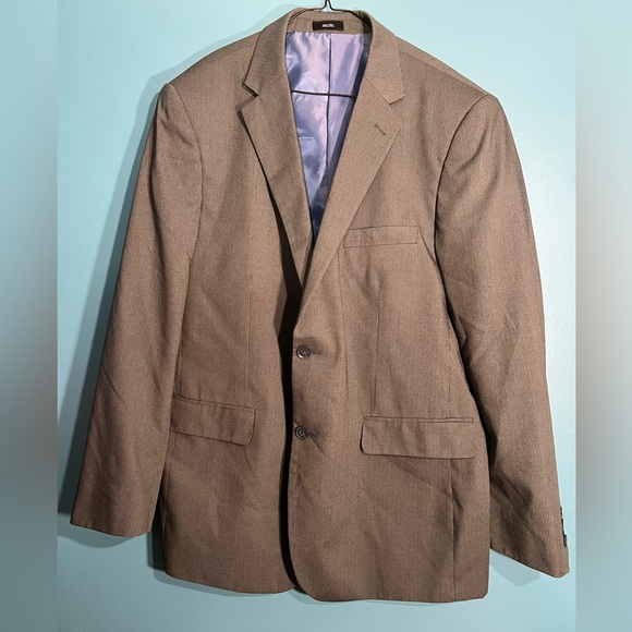 jf j.ferrar Other - J. Ferrar grey pinstripe suit jacket with a blue inner liner. 46R
